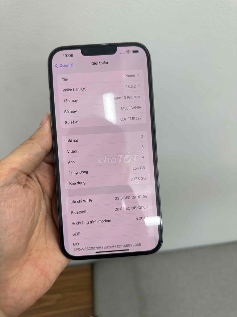 Apple iPhone 13 Pro Max 256GB xanh blu. Mua bán Điện thoại tại Quận Long Biên Hà Nội được đăng bởi Hàng Chất hình 1