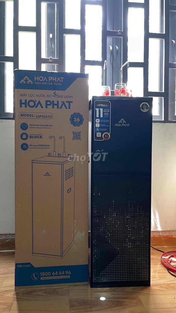 Máy lọc nước Hòa Phát HPN666 Đen Hydrogen. Mua bán Bếp, lò, đồ điện nhà bếp tại Huyện Dầu Tiếng Bình Dương được đăng bởi Tên chưa cung cấp hình 1
