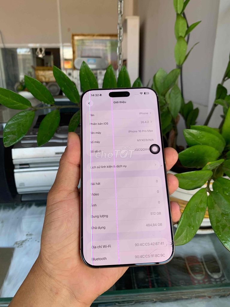 iPhone 16 Pro Max 512GB Vàng Đã sử dụng. Mua bán Điện thoại tại Huyện Cẩm Mỹ Đồng Nai được đăng bởi than hình 1
