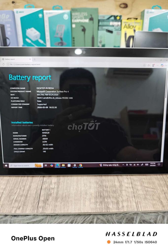 Surface Pro 4 i5 6300U 4/128Gb, ngoại hình đẹp 98%. Mua bán Laptop tại Quận 8 Tp Hồ Chí Minh được đăng bởi Đam Mê Công Nghệ hình 1