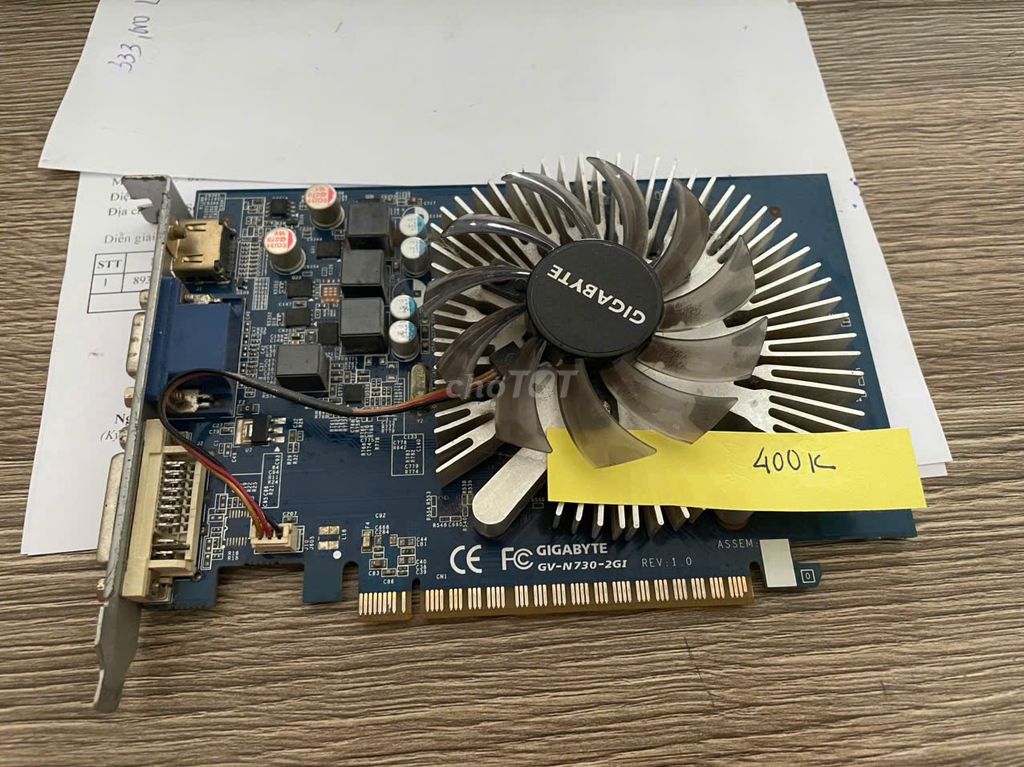 Card đồ họa Gigabyte GV-N730-2GI Đã qua sử dụng. Mua bán Linh kiện (RAM, Card...) tại Thành phố Vị Thanh Hậu Giang được đăng bởi Jacob hình 1
