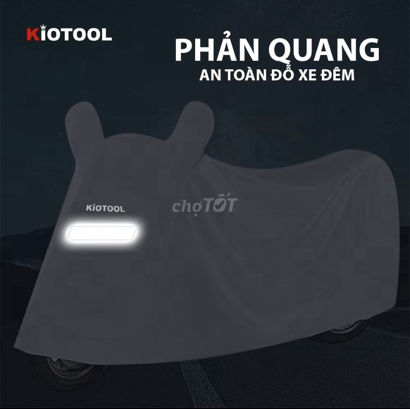 Bạt phủ xe máy KIOTOOL vải chống nước. Mua bán Phụ tùng xe tại Quận Sơn Trà Đà Nẵng được đăng bởi isa Truong hình 1