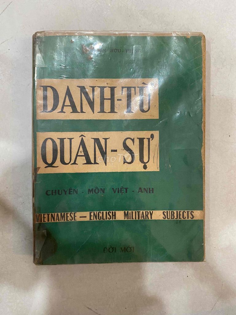 Sách Danh Từ Quân Sự Anh - Việt. Mua bán Sách tại Quận 4 Tp Hồ Chí Minh được đăng bởi Đại Lâm Mộc Nguyễn Đức hình 1