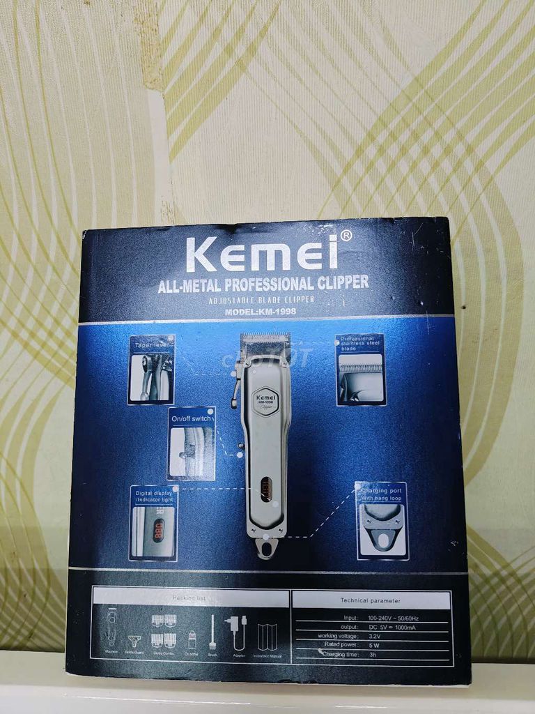 Tông đơ cắt tóc Kemei KM-1998