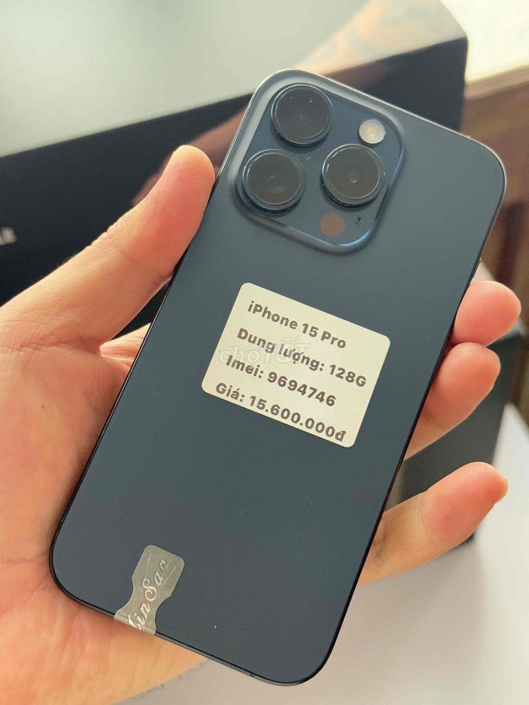 iPhone 15 Pro 128GB Xanh LL máy đẹp keng. Mua bán Điện thoại tại Thành phố Buôn Ma Thuột Đắk Lắk được đăng bởi Nguyễn Hoàng hình 1