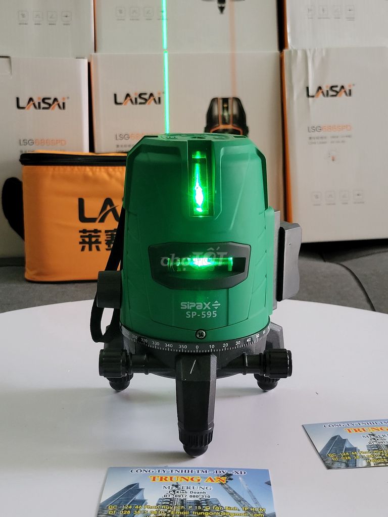 Máy cân bằng laser 5 tia xanh siêu sáng