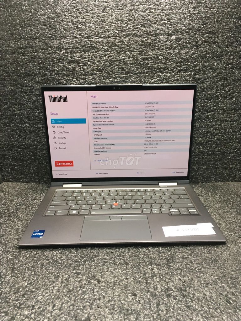 Thinkpad X1 Yoga Gen 7 i7 1270P 14-4K Cảm ứng x360. Mua bán Laptop tại Quận 12 Tp Hồ Chí Minh được đăng bởi LaptopNSC hình 1