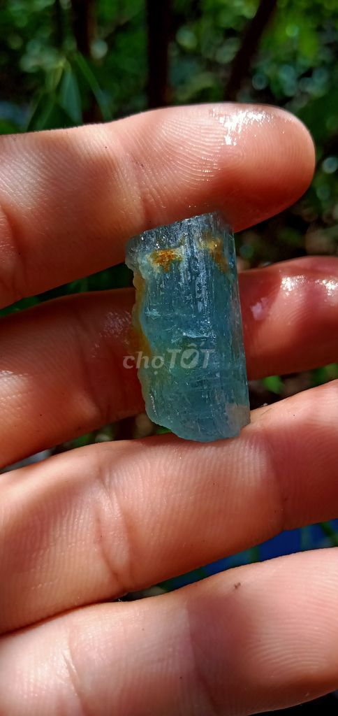 0904313772 - Bán tinh thể đá quý aquamarine cộng sinh tourmalin