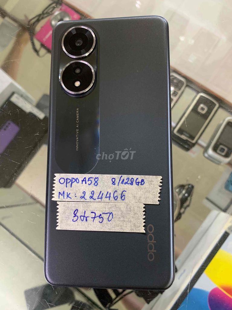 Oppo A58 Ram8/128GB nguyên Zin keng