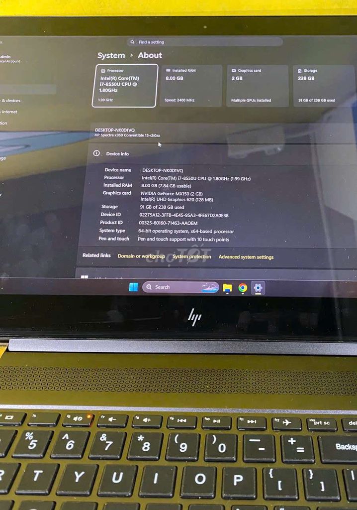 HP Spectre 15inch i7 8GB/256GB Cảm ứng. Mua bán Laptop tại Quận Tân Phú Tp Hồ Chí Minh được đăng bởi Sống Gió Cuộc Đời hình 1