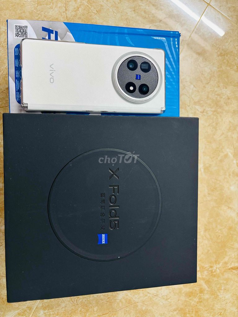 Vivo X Fold 5 12/512GB Trắng fullbox. Mua bán Điện thoại tại Quận Bình Thạnh Tp Hồ Chí Minh được đăng bởi Le Vinh hình 1