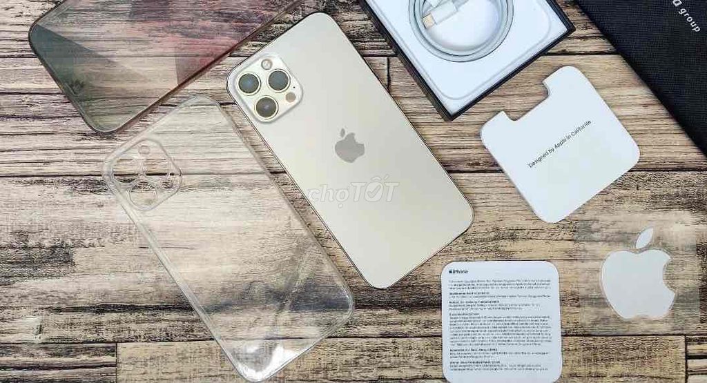 Lên iphone 15 bán 12 ProMax 256G Gold Fullbox luôn