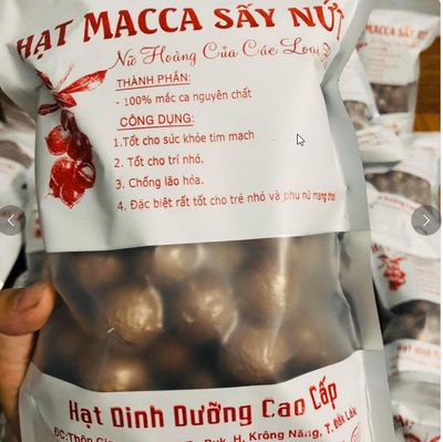 HẠT MACA SẤY NỨT VỎ  ĐĂK LĂK DINH DƯỠNG 500G. Mua bán Đồ ăn, thực phẩm và các loại khác tại Quận Hoàng Mai Hà Nội được đăng bởi Siêu thị Anh Tú 68  