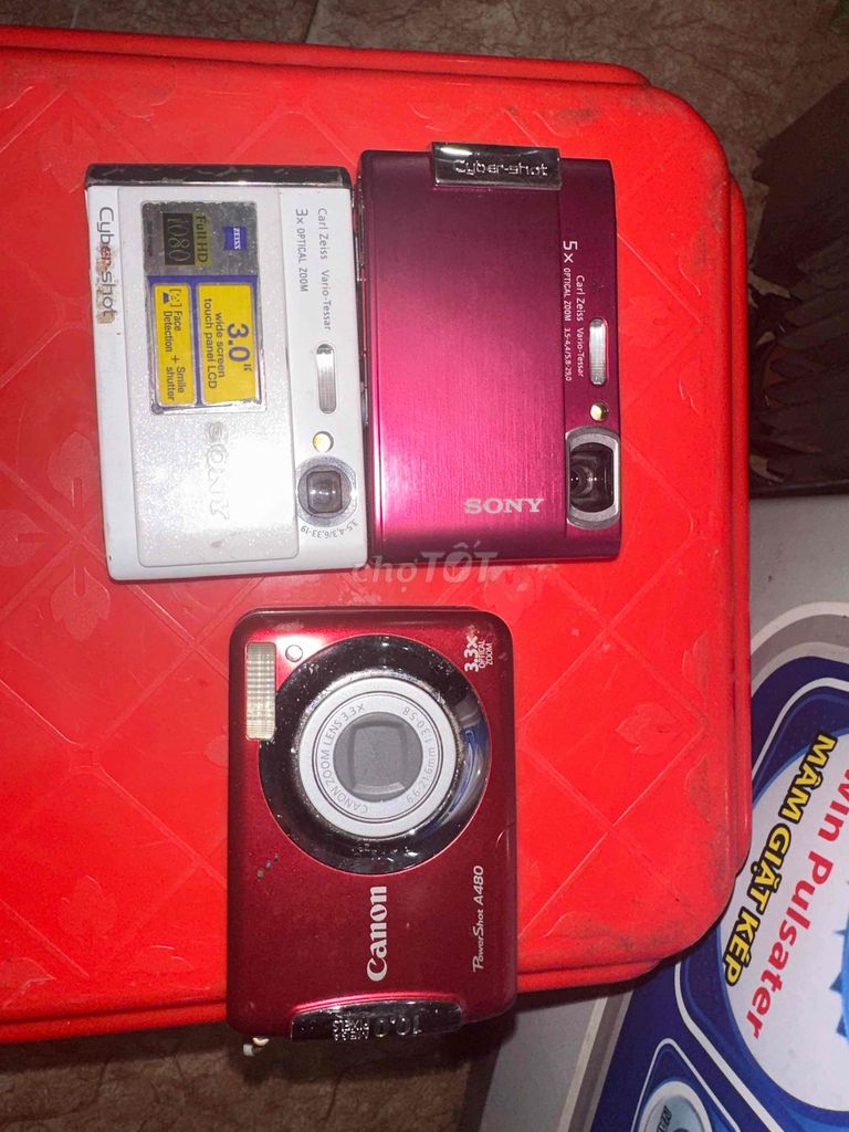 thanh lý 3 con máy ảnh cũ như hình bán