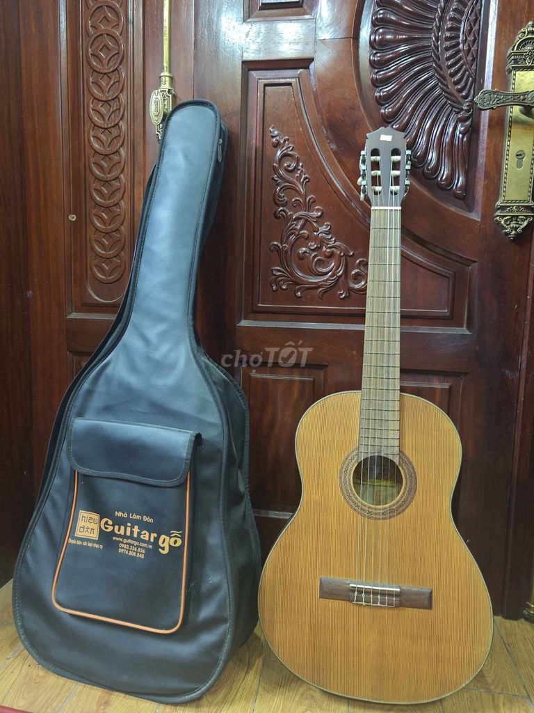 Đàn guitar Guitar Gỗ Nâu Gỗ. Mua bán Nhạc cụ tại undefined Vĩnh Phúc được đăng bởi Huyền Nguyễn hình 1