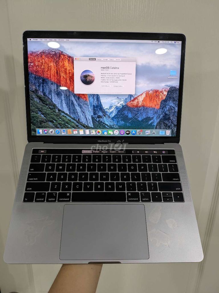 Apple Macbook Pro 13" 2019 i5 8GB 256GB Fullbox. Mua bán Laptop tại Huyện Bình Chánh Tp Hồ Chí Minh được đăng bởi Minh Hiền hình 1