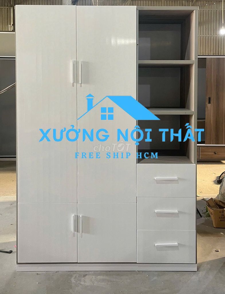 Tủ quần áo=Tủ quần áo>Tủ quần áo@Tủ quần áo-. Mua bán Tủ, kệ gia đình tại Quận 10 Tp Hồ Chí Minh được đăng bởi Nội thất giá xưởng hình 1