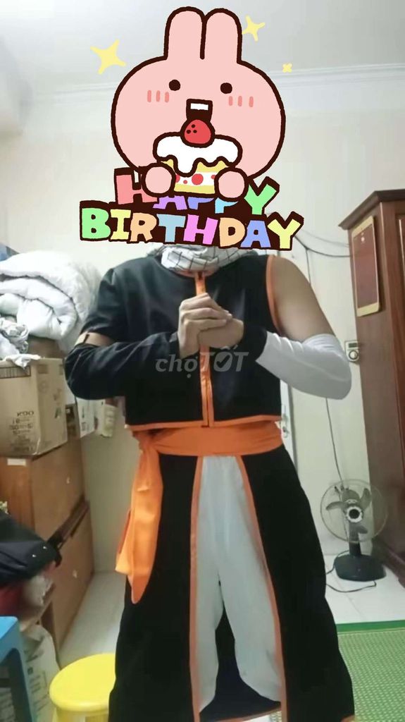Đồ cosplay Natsu SS3 Nam XL Đã qua sử dụng. Mua bán Quần áo tại Quận Nam Từ Liêm Hà Nội được đăng bởi Lghia Lghia hình 1