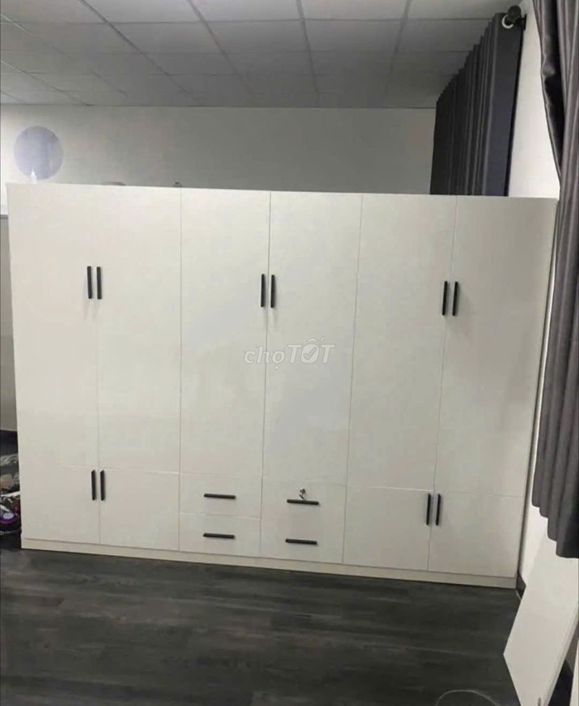 TỦ NHỰA ĐÀI LOAN 6 CÁNH MÀU TRẮNG. Mua bán Tủ, kệ gia đình tại Quận Phú Nhuận Tp Hồ Chí Minh được đăng bởi Tủ nhựa đài loan hoàng quân hình 1