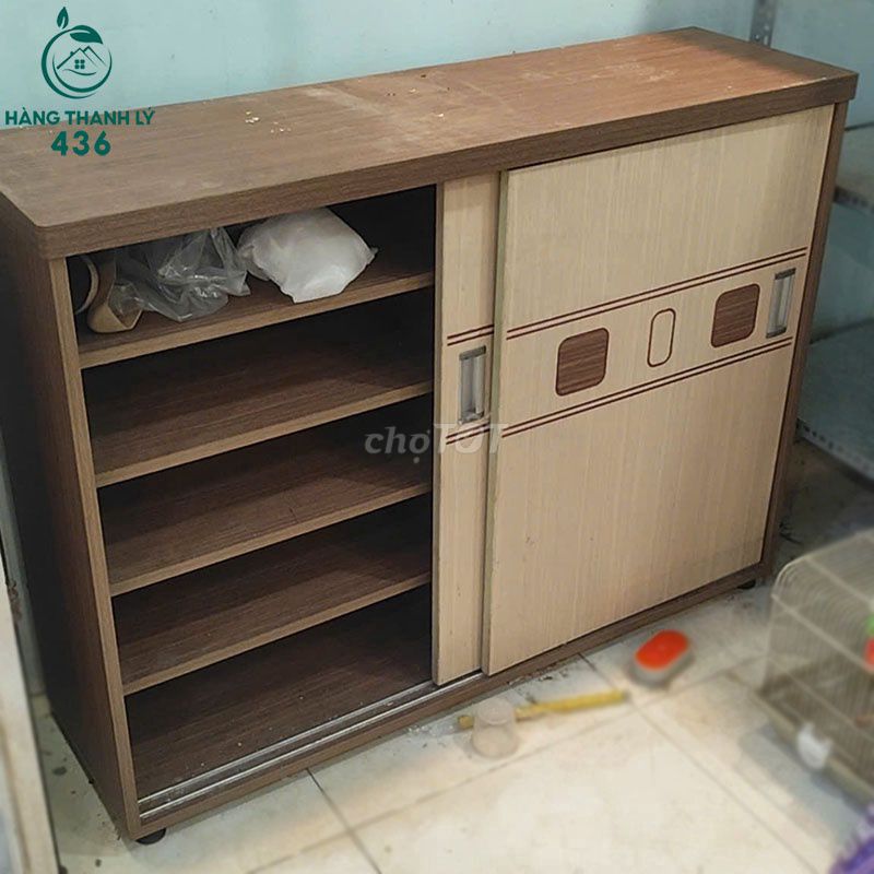 Tủ Giày Gỗ MDF Vân gỗ Cửa Lùa Cũ Mới 90%. Mua bán Tủ, kệ gia đình tại Quận Tân Phú Tp Hồ Chí Minh được đăng bởi Công Ty TNHH TM DV INKPRO hình 1
