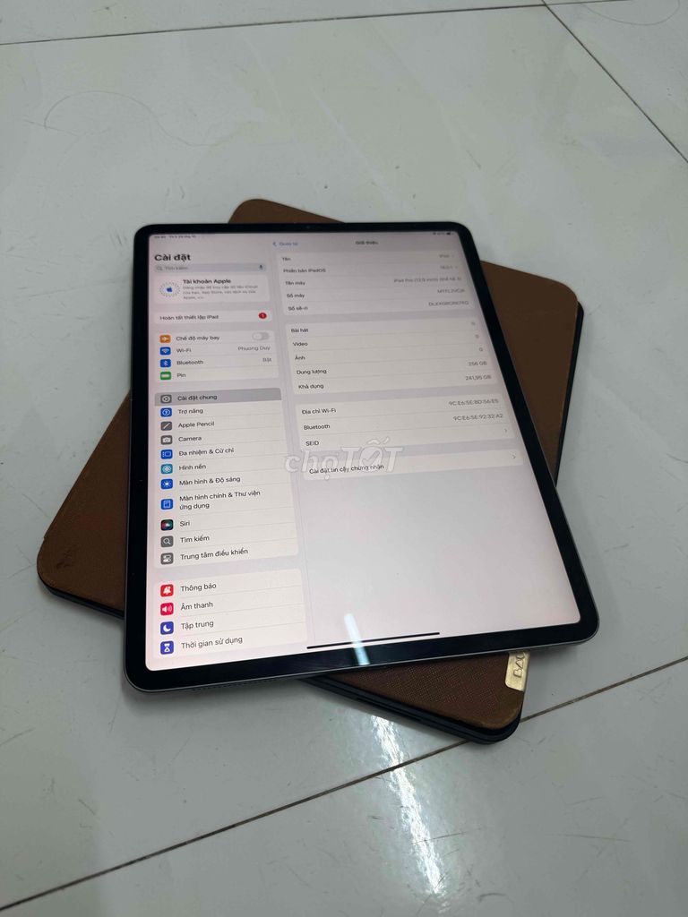 Ipad Pro 12.9 256 Gb Gray Wifi nguyên zin