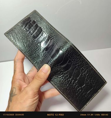 Ví da chân đà điểu. Mua bán Túi xách tại Quận Liên Chiểu Đà Nẵng được đăng bởi Bão Craft Leather
