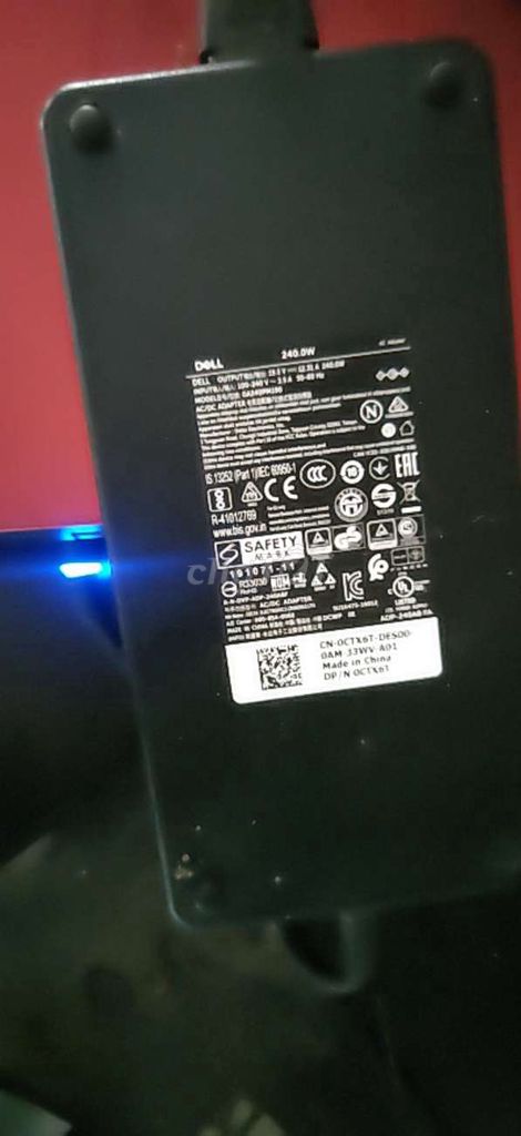 Adapter Dell 240W 19.5V 12.3A 7.4x5.0mm. Mua bán Phụ kiện (Màn hình, Chuột...) tại Thị xã Bến Cát Bình Dương được đăng bởi tuấn khải hình 1