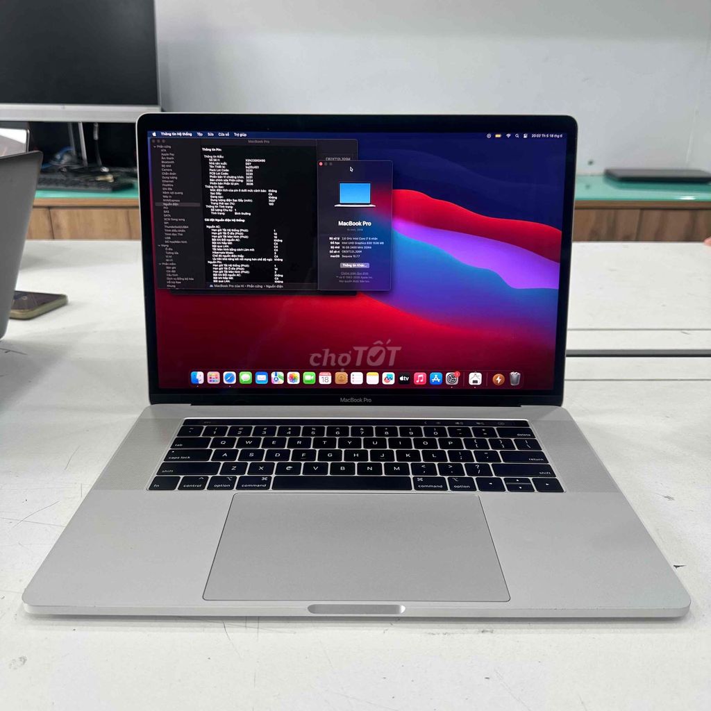 MacBook Pro i7 15.4 inch 2.5k 16GB/512GB Bạc 2018. Mua bán Laptop tại Quận Tân Bình Tp Hồ Chí Minh được đăng bởi Nguyễn thế duy hình 1