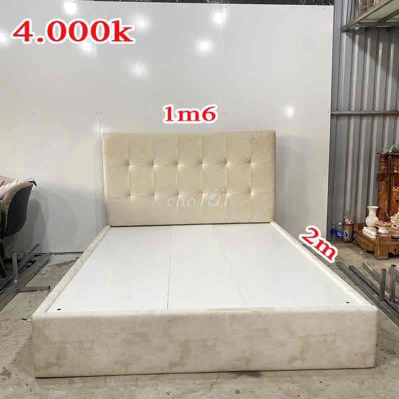 thanh lý giường nệm tồn kho 1m6