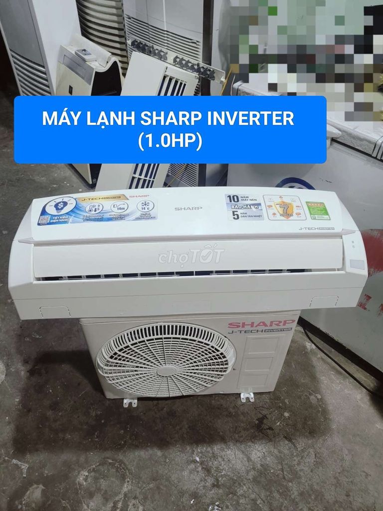 Máy lạnh Sharp Inverter 1.0HP 9m² - 14m². Mua bán Máy lạnh, điều hoà tại Thành phố Nha Trang Khánh Hòa được đăng bởi Bảo trì điện lạnh Nha Trang hình 1