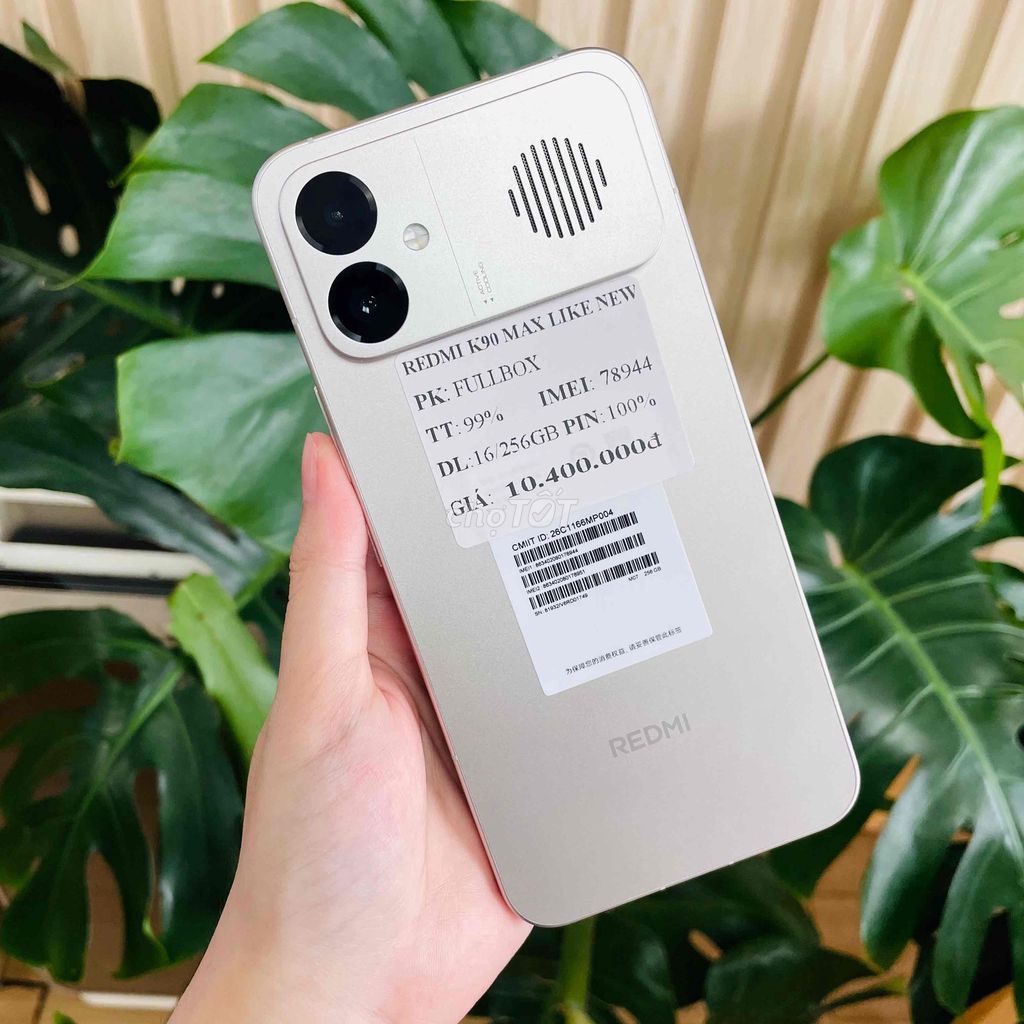 Redmi K90 Max Like New - 16GB/256GB Bạc Đẹp 99%. Mua bán Điện thoại tại Quận Ninh Kiều Cần Thơ được đăng bởi Hmphone hình 1