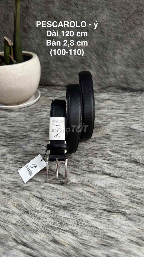 Thắt lưng Nam Pescarolo chính hãng. Mua bán Phụ kiện thời trang khác tại Quận Ninh Kiều Cần Thơ được đăng bởi Duy 2hand   Da lô là  0 ba 2 sáu 054115 hình 1