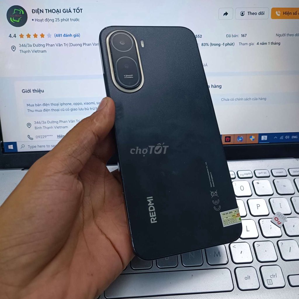 REDMI A7 PRO 4GB.64GB PIN 6000 BH TGDĐ 07.2027. Mua bán Điện thoại tại Quận Bình Thạnh Tp Hồ Chí Minh được đăng bởi Dân Mobile hình 1