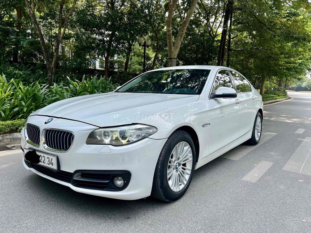 BMW 520i 2014 белый Германия автомат 2.0L