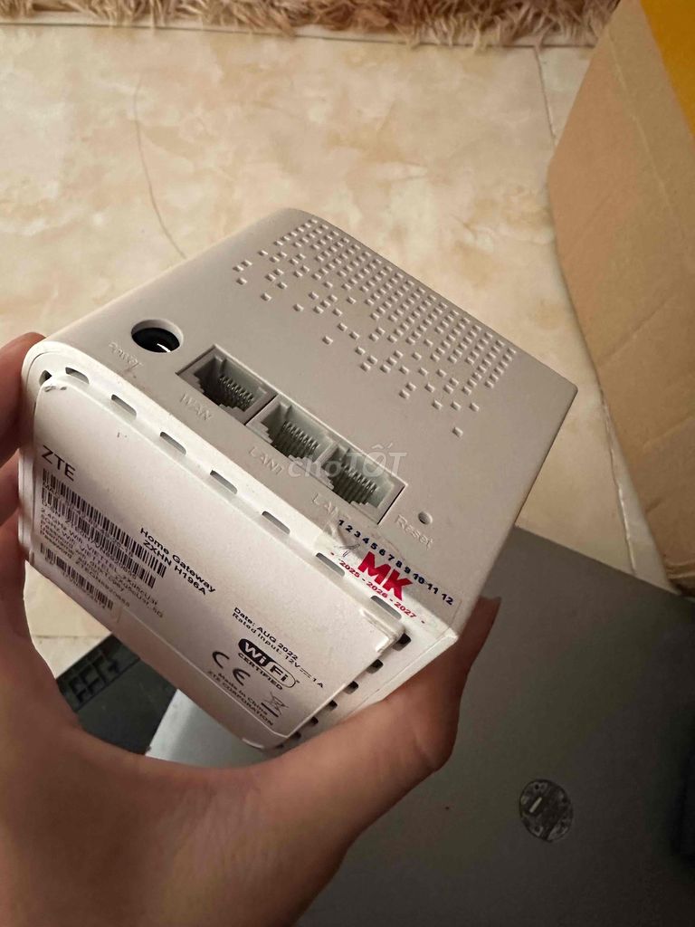 ZTE ZXHN H196A Mesh Wifi Trắng 2022. Mua bán Phụ kiện (Màn hình, Chuột...) tại Thị xã Bỉm Sơn Thanh Hóa được đăng bởi Nguyen MilkyWay hình 1