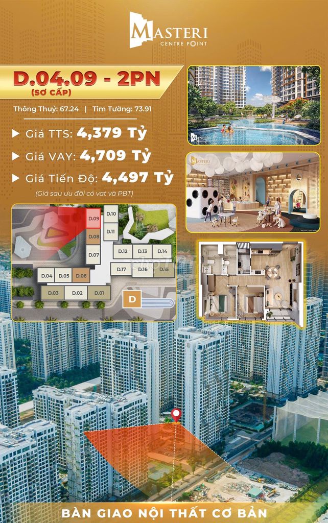 CẬP NHẬT GIỎ HÀNG MASTERI CENTRE PONIT GIÁ TỐT. Mua bán căn hộ/chung cư tại Thành phố Thủ Đức Tp Hồ Chí Minh được đăng bởi Phương Ngọc hình 2
