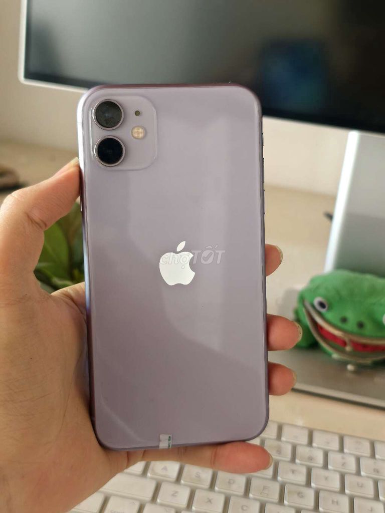 Apple iPhone 11 128GB Tím zin áp màn xuớc . Mua bán Điện thoại tại Quận Liên Chiểu Đà Nẵng được đăng bởi Minh Hiệp CócXanhMobile hình 1