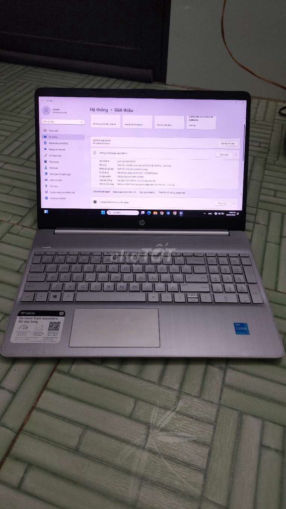HP 15dy2xxx i3-11th đời mới 2021 còn tin còn máy❤️