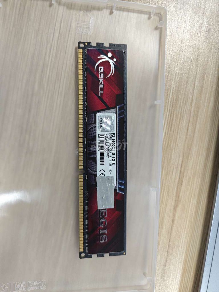 RAM G.Skill Aegis 8GB 1600MHz Máy tính. Mua bán Linh kiện (RAM, Card...) tại Quận Nam Từ Liêm Hà Nội được đăng bởi Đồng Việt hình 1