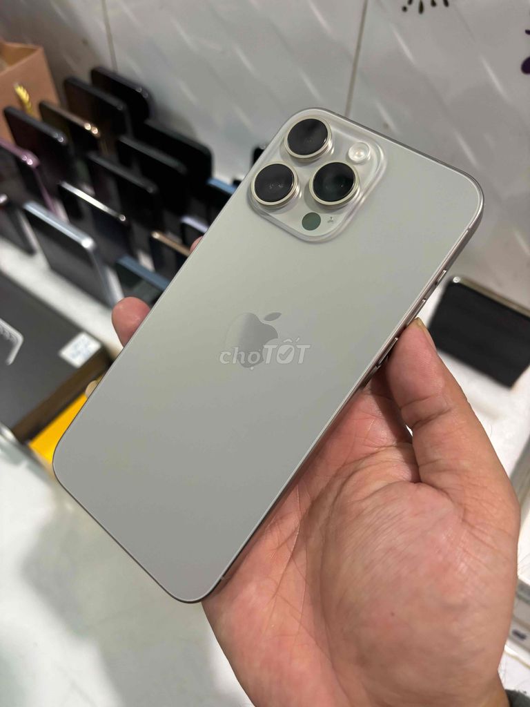 Apple iPhone 15 Pro Max 256GB Xám. Mua bán Điện thoại tại Huyện Bình Chánh Tp Hồ Chí Minh được đăng bởi Lâm mobiphone hình 1