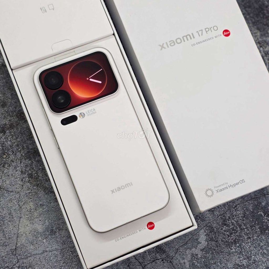 Xiaomi 17 Pro 5G 256GB Trắng Flagship. Mua bán Điện thoại tại Quận Thanh Khê Đà Nẵng được đăng bởi Tú MB hình 1