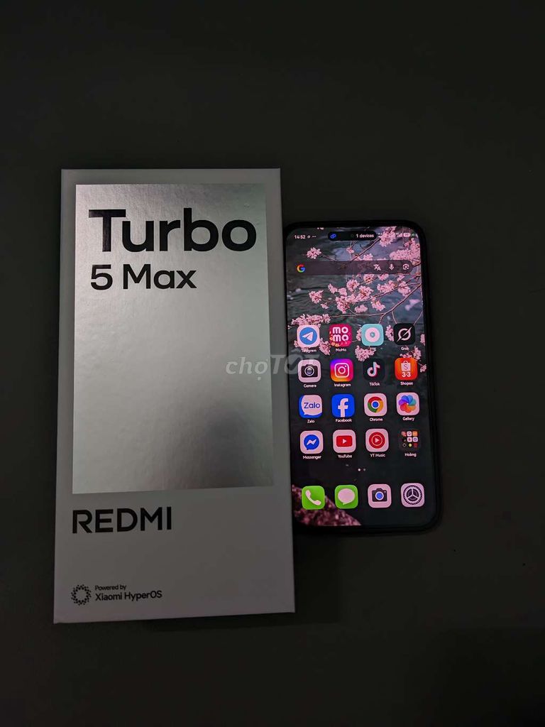 Xiaomi Redmi Turbo 5 Max 256GB Đen. Mua bán Điện thoại tại Thành phố Dĩ An Bình Dương được đăng bởi Huy Hoàng hình 1