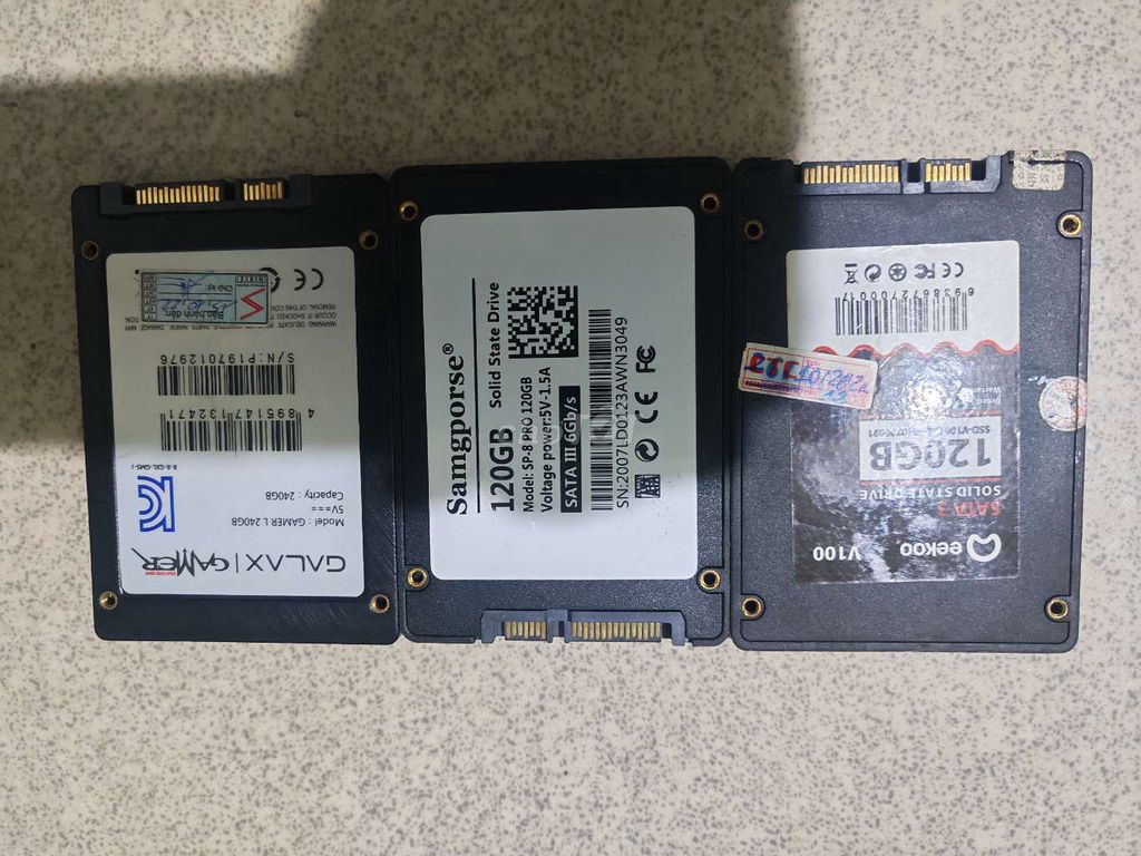 Ổ cứng SSD 240GB và 2 ổ 120gb Đã sử dụng. Mua bán Linh kiện (RAM, Card...) tại Huyện Củ Chi Tp Hồ Chí Minh được đăng bởi Khang Huỳnh hình 1