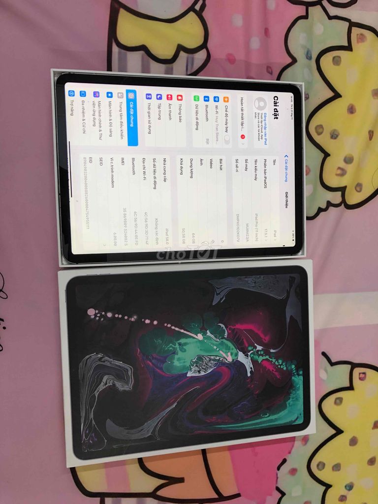 ipad pro 11 2018 64Gb wifi , máy xấu