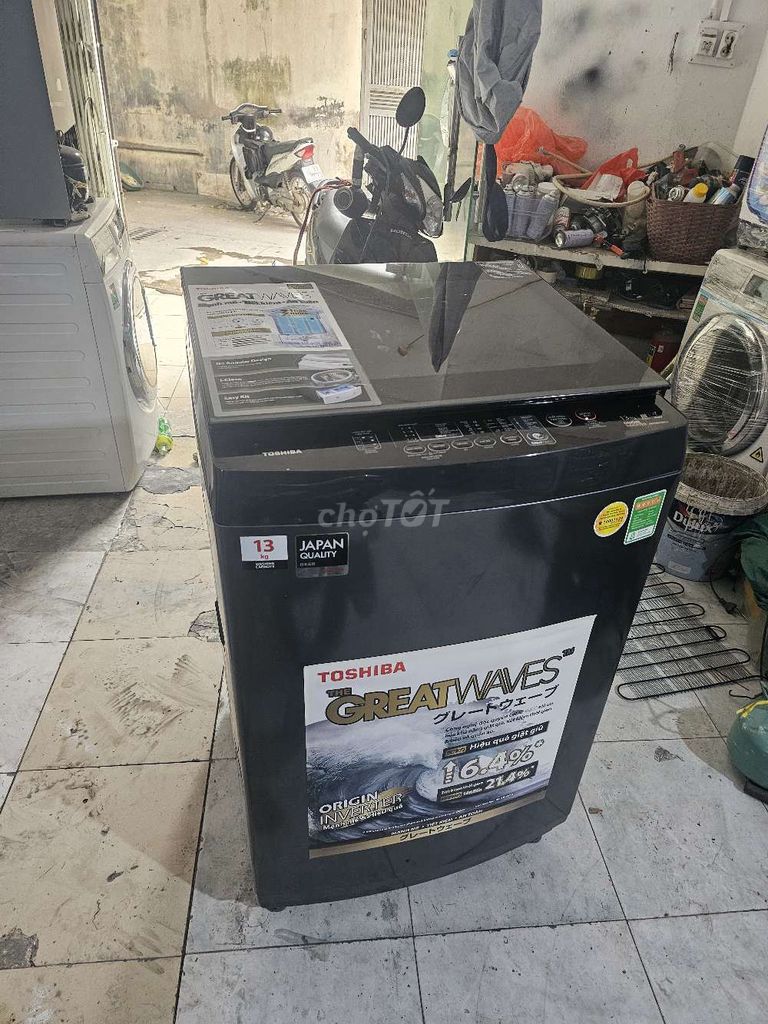 Máy giặt Toshiba 13kg inverter cửa trên mới 95%. Mua bán Máy giặt tại Quận Thanh Xuân Hà Nội được đăng bởi Máy Giặt Tủ Lạnh Hà Nội hình 1