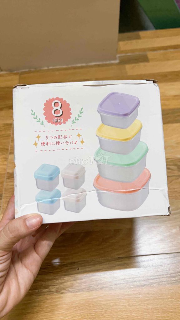 set hộp đồ an dặm cho bé