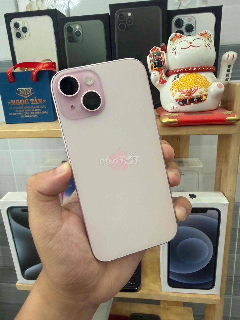 Apple iPhone 15 128GB Hồng Đã qua sử dụng. Mua bán Điện thoại tại Huyện Châu Thành An Giang được đăng bởi Trí Minh hình 1