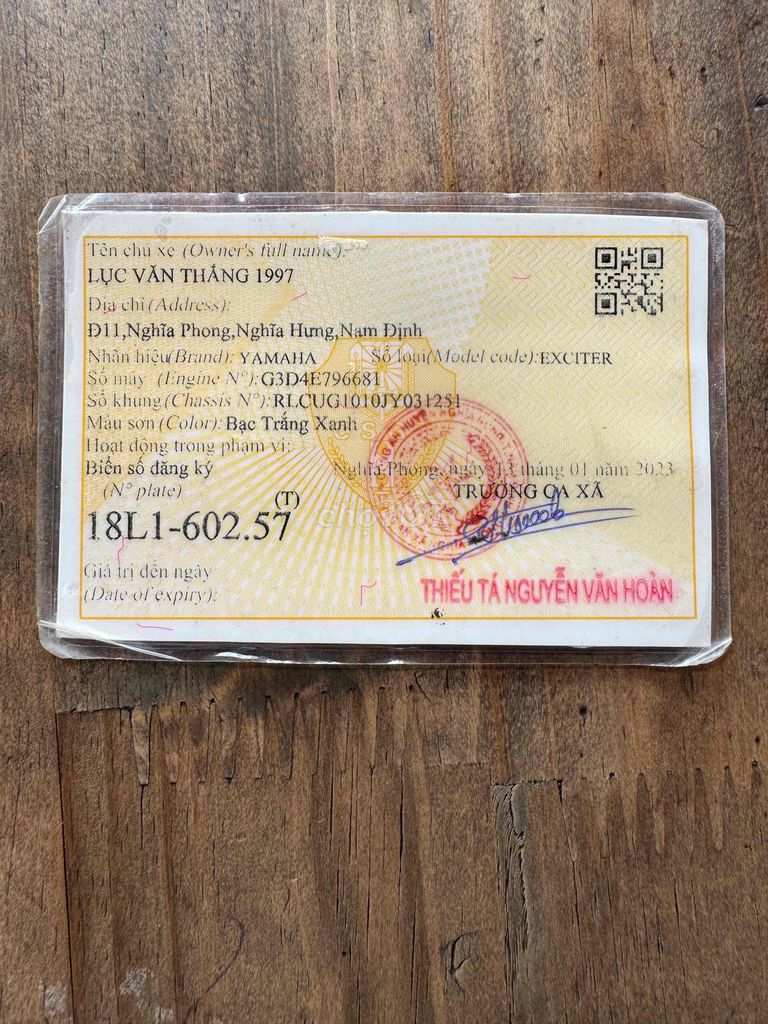 Yamaha Exciter 150 2023 Trắng xanh. Mua bán Xe máy tại Quận Đống Đa Hà Nội được đăng bởi Tuấn Anh hình 4