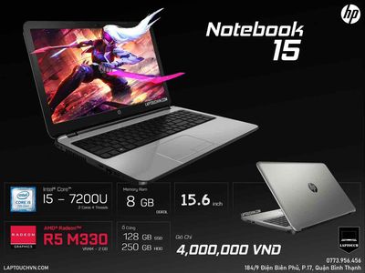 HP Notebook 15 I5/8GB/SSD128GB 15.6''