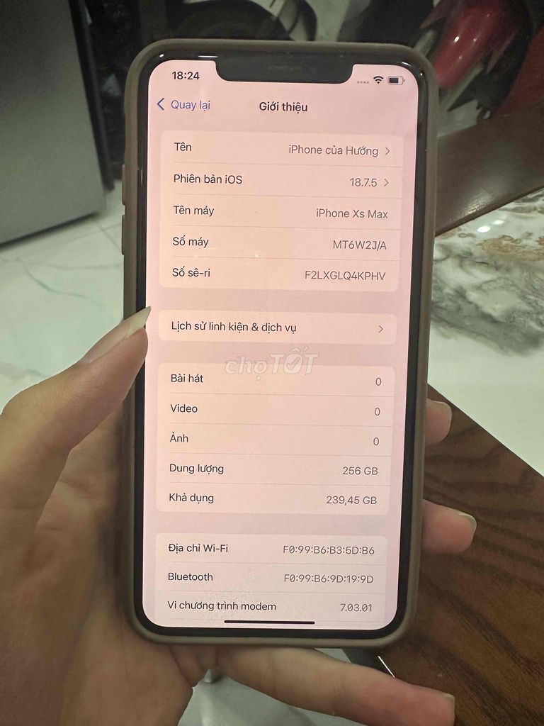 Apple iPhone Xs Max 256GB Vàng. Mua bán Điện thoại tại Quận Nam Từ Liêm Hà Nội được đăng bởi Cao Xuân Hướng hình 1